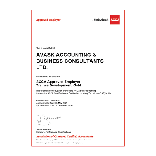 ACCA 认证雇主（培训生培养体系）— 金级认证